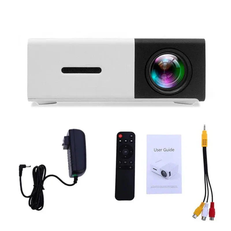 Mini Projector – 1080P Full HD Support, Portable LED Projector, 4K Video Playback, Multiple Connectivity Options - myshop