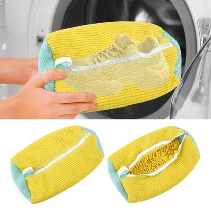 1/2PCS Washing Shoes Bag Cotton Laundry Fluffy Fibers Easily Remove Dirt Washing Bags Anti - Deformation Shoes Clothes Organizer - myshop
