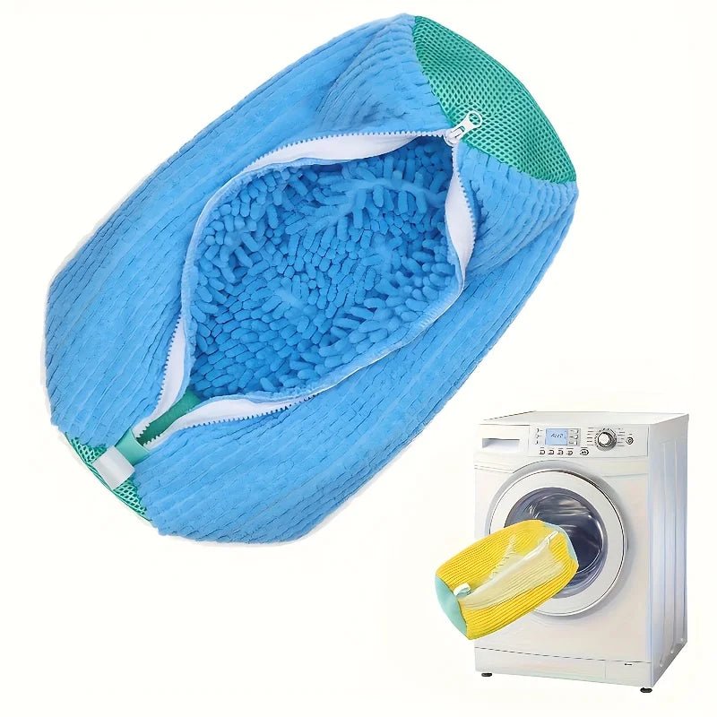 1/2PCS Washing Shoes Bag Cotton Laundry Fluffy Fibers Easily Remove Dirt Washing Bags Anti - Deformation Shoes Clothes Organizer - myshop
