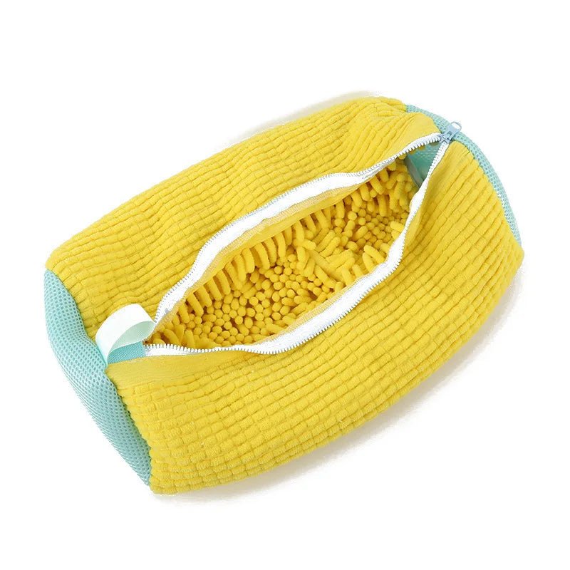 1/2PCS Washing Shoes Bag Cotton Laundry Fluffy Fibers Easily Remove Dirt Washing Bags Anti - Deformation Shoes Clothes Organizer - myshop