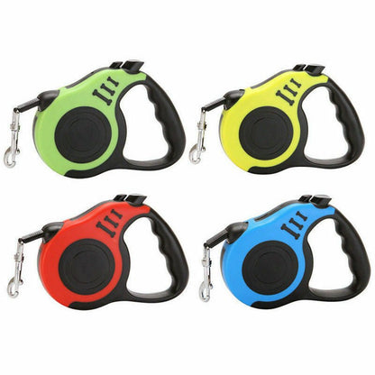 16.5FT Automatic Retractable Dog Leash Pet Collar Automatic Walking Lead Free US - myshop