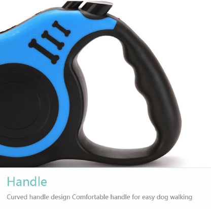 16.5FT Automatic Retractable Dog Leash Pet Collar Automatic Walking Lead Free US - myshop