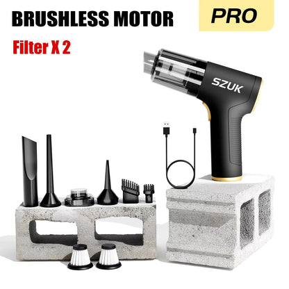 18000PA Car Vacuum Cleaner Mini Portable Duster Handheld Cleaning Machine Home Appliance Powerful Wireless Vacuum Cleaner - myshop