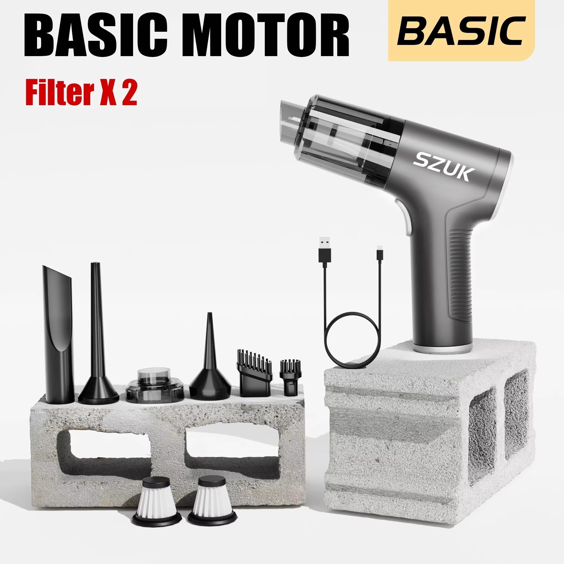 18000PA Car Vacuum Cleaner Mini Portable Duster Handheld Cleaning Machine Home Appliance Powerful Wireless Vacuum Cleaner - myshop