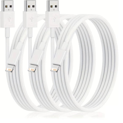 1M/3FT USB to L Charging Cable for Iphone Ipad - 3 Pack - myshop