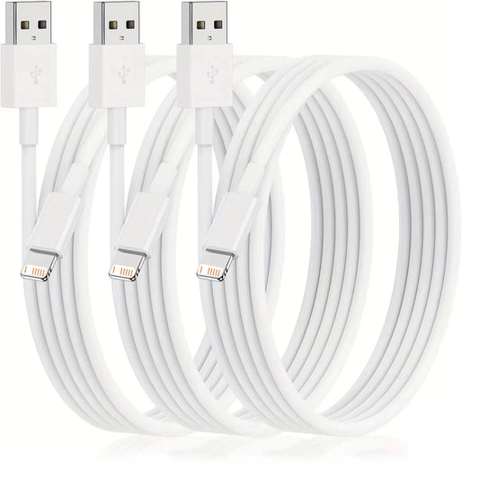 1M/3FT USB to L Charging Cable for Iphone Ipad - 3 Pack - myshop