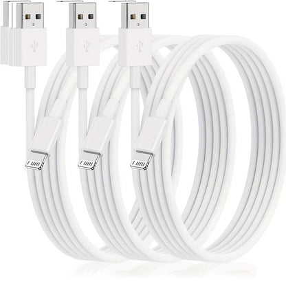 1M/3FT USB to L Charging Cable for Iphone Ipad - 3 Pack - myshop