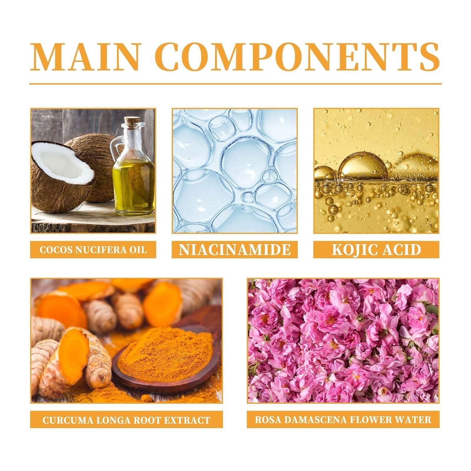 2 Pcs Turmeric Glow Wash Face Wash with Brush, Deep Cleansing Facial Skin Turmeric Foaming Face Wash. - myshop