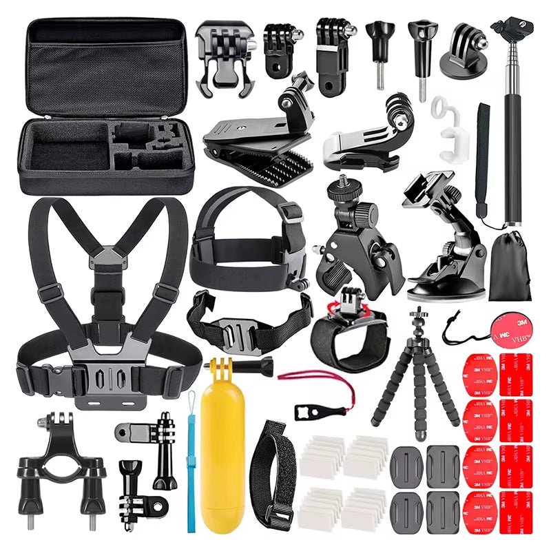 2025 Sports Action Camera Accessories Kits 58 in 1 for All Action Cameras - myshop