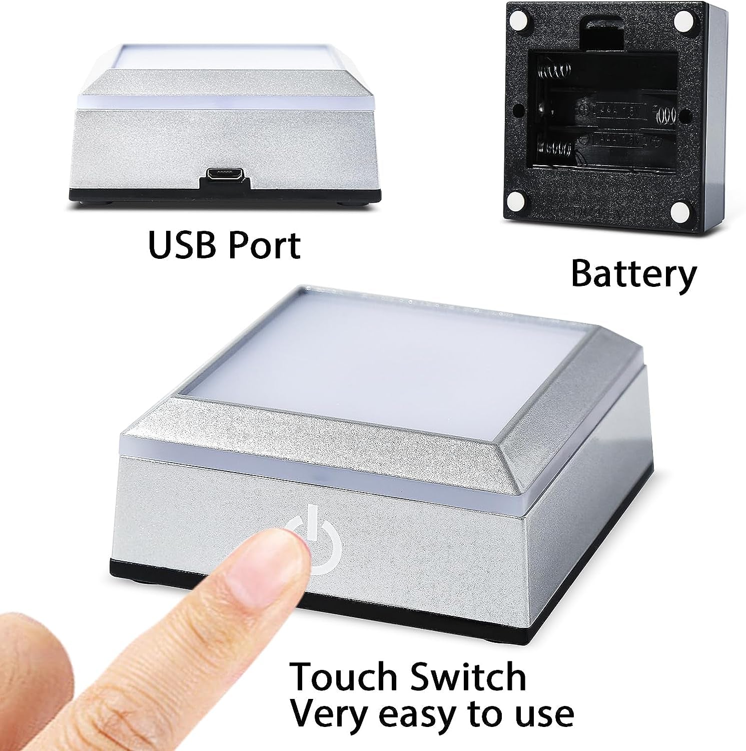 3D Rose Crystal Night Lamp with Adjustable LED Multicolor Lights for Girlfriend, Wife - Valentine'S Day, Anniversary,Birthday Presents, Christmas Gifts for Her - myshop