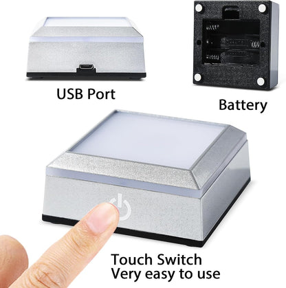 3D Rose Crystal Night Lamp with Adjustable LED Multicolor Lights for Girlfriend, Wife - Valentine'S Day, Anniversary,Birthday Presents, Christmas Gifts for Her - myshop