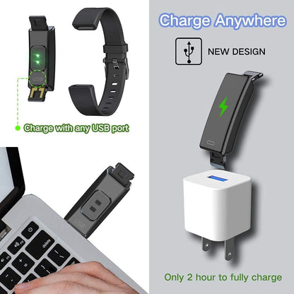 Children's Fitness Tracker Watch, Activity Monitor with Pedometer, Stopwatch, IP68 Waterproof Rating, 11 Sport Modes Smart Watch for Ages 6-16