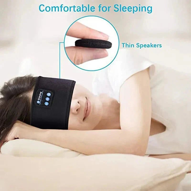 Bluetooth Sleep Headband – Wireless Headphones, Built - In Speakers, Comfortable Fabric, 10 - Hour Battery Life - myshop