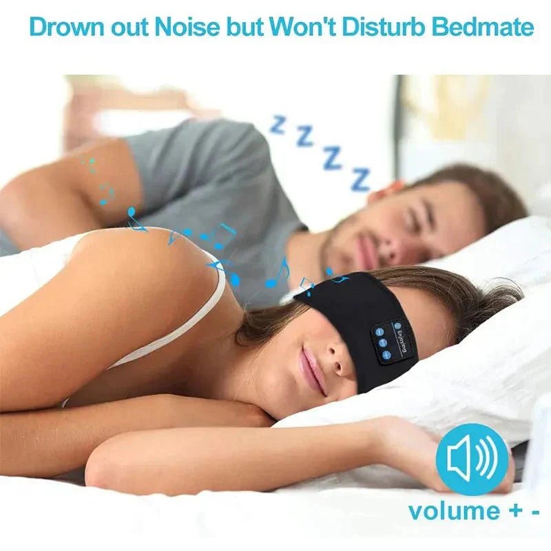 Bluetooth Sleep Headband – Wireless Headphones, Built - In Speakers, Comfortable Fabric, 10 - Hour Battery Life - myshop
