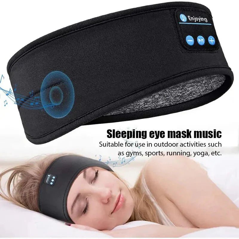 Bluetooth Sleep Headband – Wireless Headphones, Built - In Speakers, Comfortable Fabric, 10 - Hour Battery Life - myshop