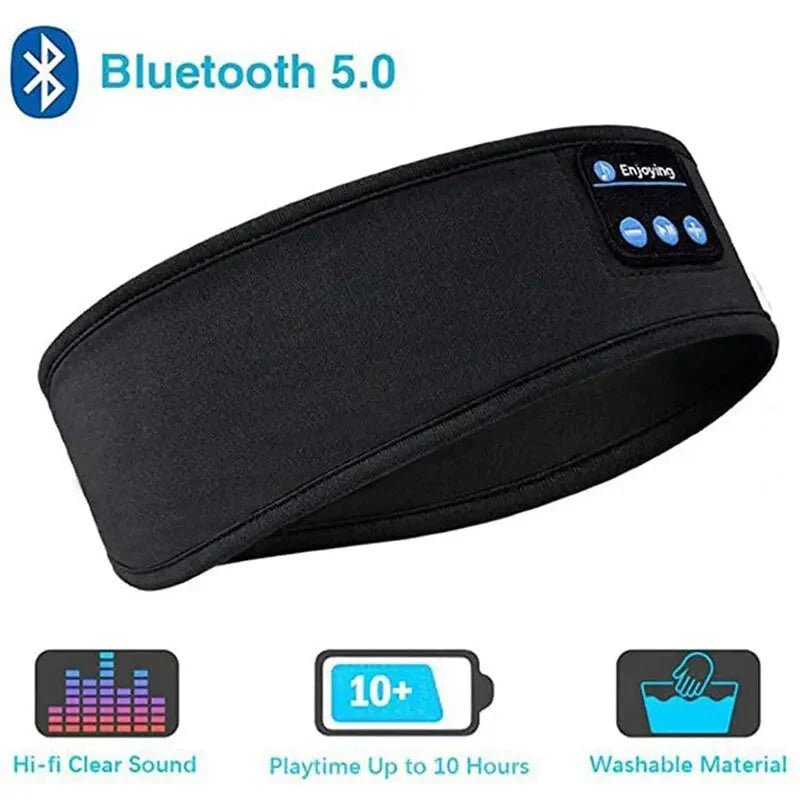 Bluetooth Sleep Headband – Wireless Headphones, Built - In Speakers, Comfortable Fabric, 10 - Hour Battery Life - myshop