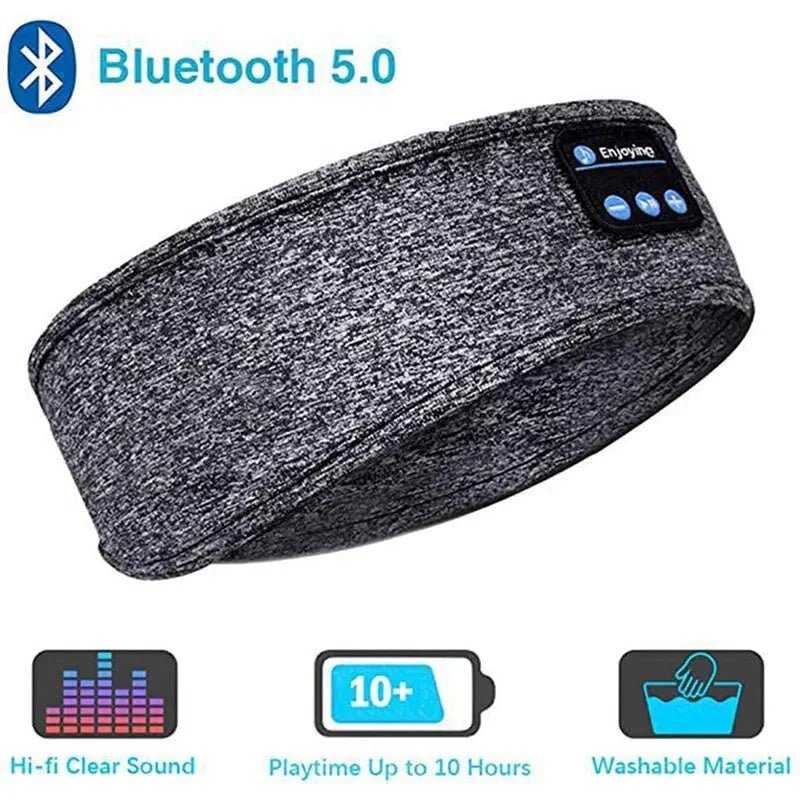 Bluetooth Sleep Headband – Wireless Headphones, Built - In Speakers, Comfortable Fabric, 10 - Hour Battery Life - myshop