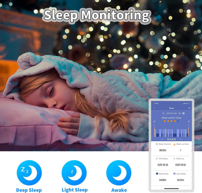 Children's Fitness Tracker Watch, Activity Monitor with Pedometer, Stopwatch, IP68 Waterproof Rating, 11 Sport Modes Smart Watch for Ages 6-16