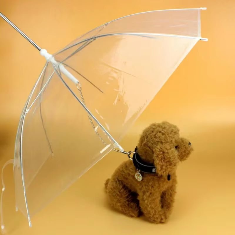 Creative Teddy Poodle Small Dogs Leading Umbrellas Walking Dogs Traveling Out Dogs Waterproof Poncho Pet Products - myshop