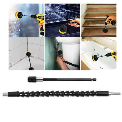 Electric Drill Brush Attachment Set Power Scrubber Brush Car Polisher Kitchen Bathroom Cleaning Tool Car Detailig Brushes - myshop