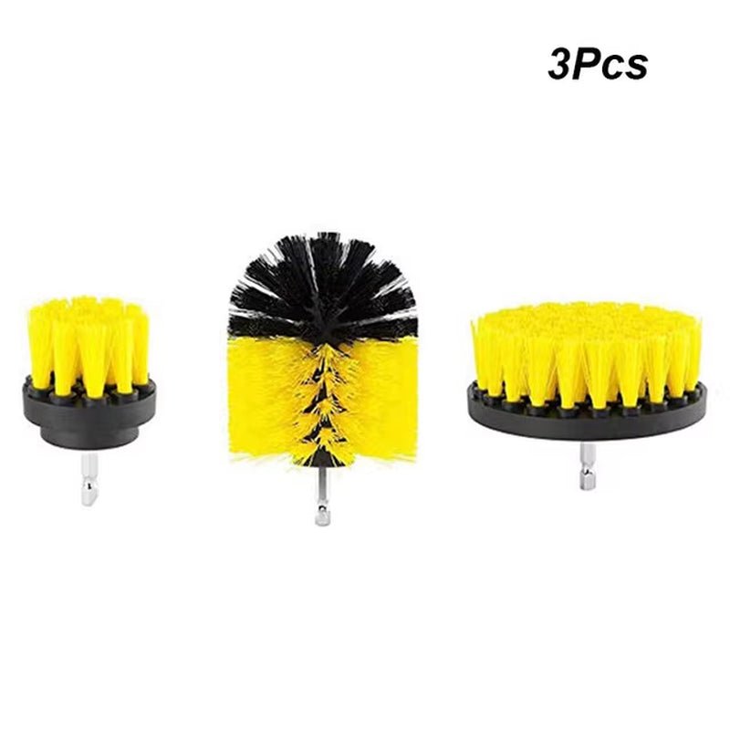 Electric Drill Brush Attachment Set Power Scrubber Brush Car Polisher Kitchen Bathroom Cleaning Tool Car Detailig Brushes - myshop