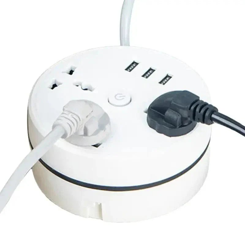 EU Plug AC Outlet Smart Home Power Strip – Multipurpose Electrical Extension Cord with USB Ports & Fast Charging - myshop