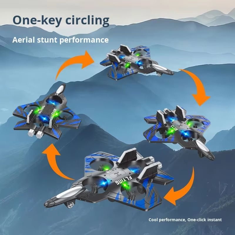 Hot Selling L1 Remote Control Foam Fighter Drone One - Key Flip Stunt Surround Model Prime for RC Airplanes Dropshipping - myshop