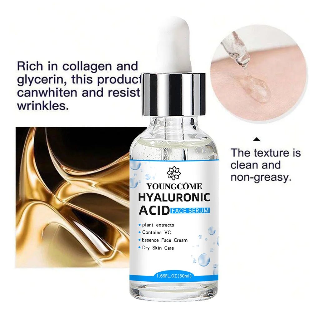 Hyaluronic Acid Facial Essence Deep Moisturizing Facial Skin Essence Korean Skin Care Products - myshop