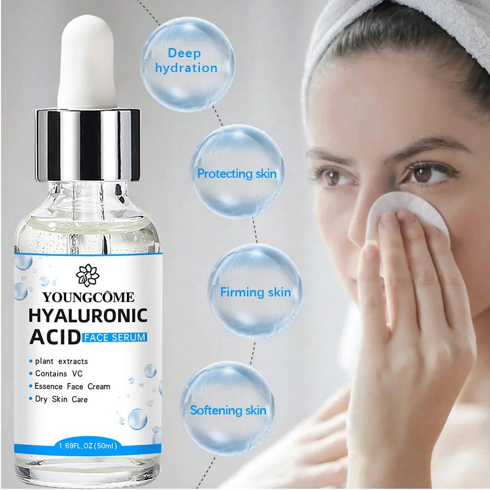 Hyaluronic Acid Facial Essence Deep Moisturizing Facial Skin Essence Korean Skin Care Products - myshop