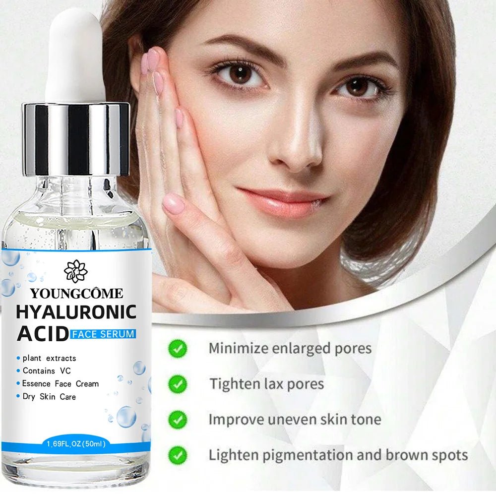 Hyaluronic Acid Facial Essence Deep Moisturizing Facial Skin Essence Korean Skin Care Products - myshop
