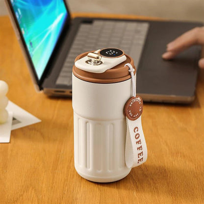 Intelligent 316 Stainless Steel Coffee Cup Temperature Display Insulated Cup Winter Office Hot Water Cup Gift 460ML Travel - myshop