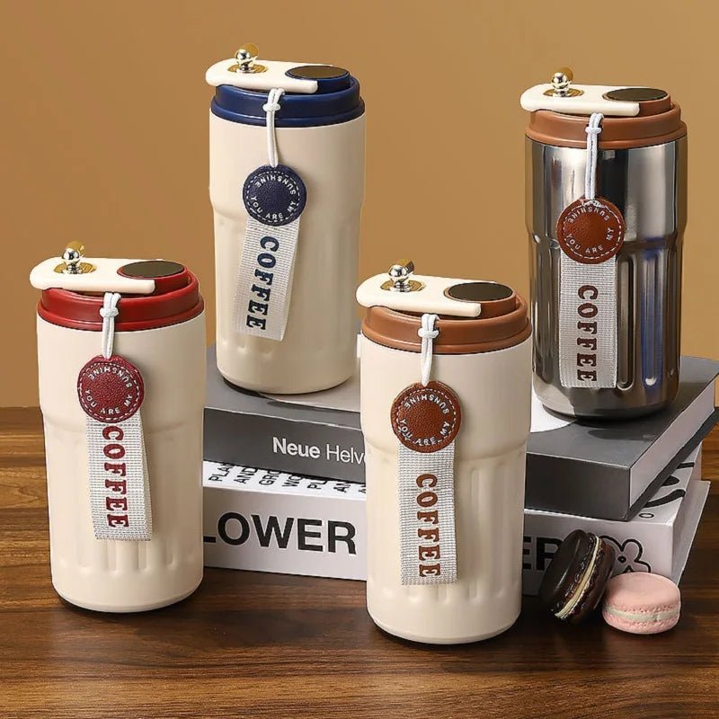 Intelligent 316 Stainless Steel Coffee Cup Temperature Display Insulated Cup Winter Office Hot Water Cup Gift 460ML Travel - myshop