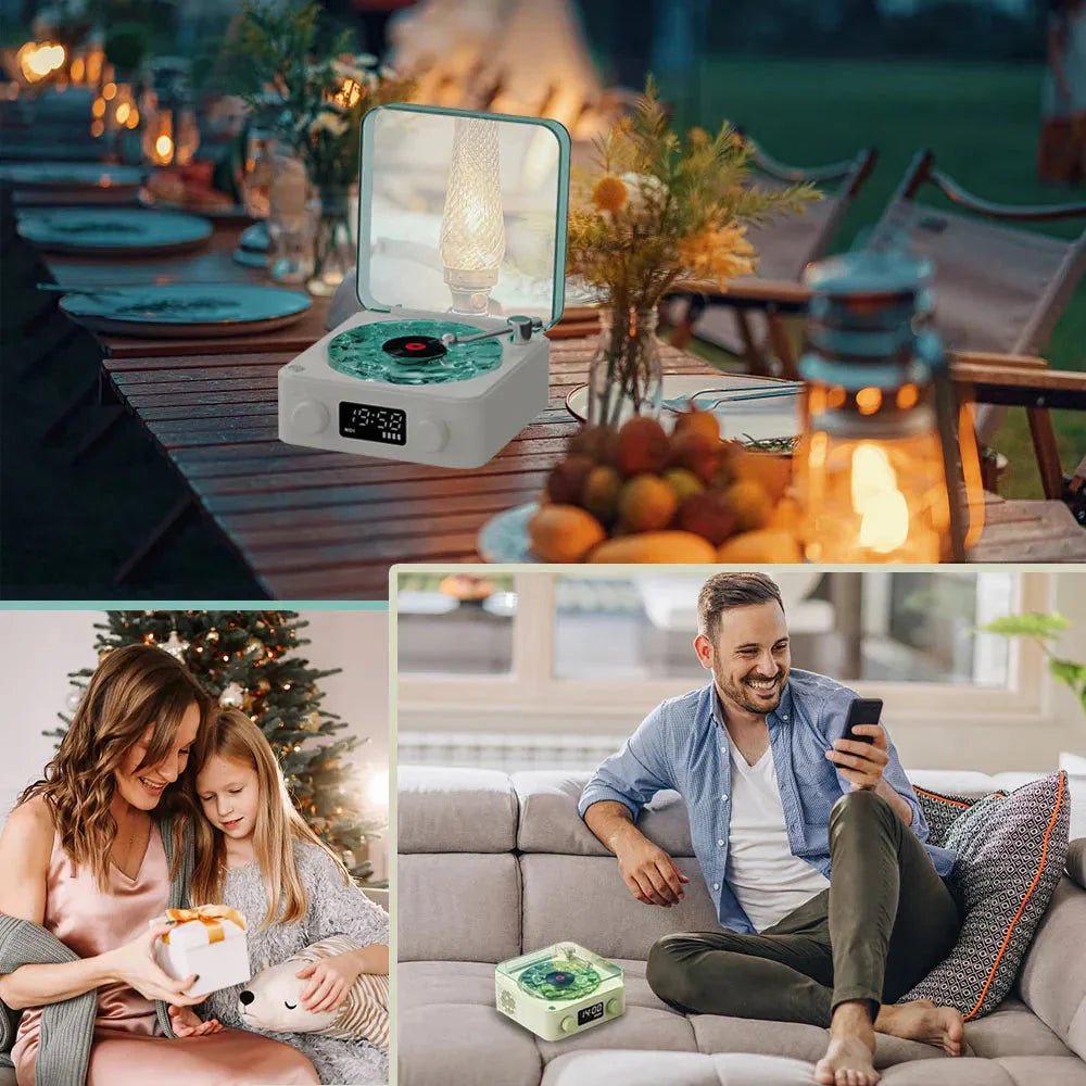 Mini Retro White Noise Bluetooth Speaker - myshop