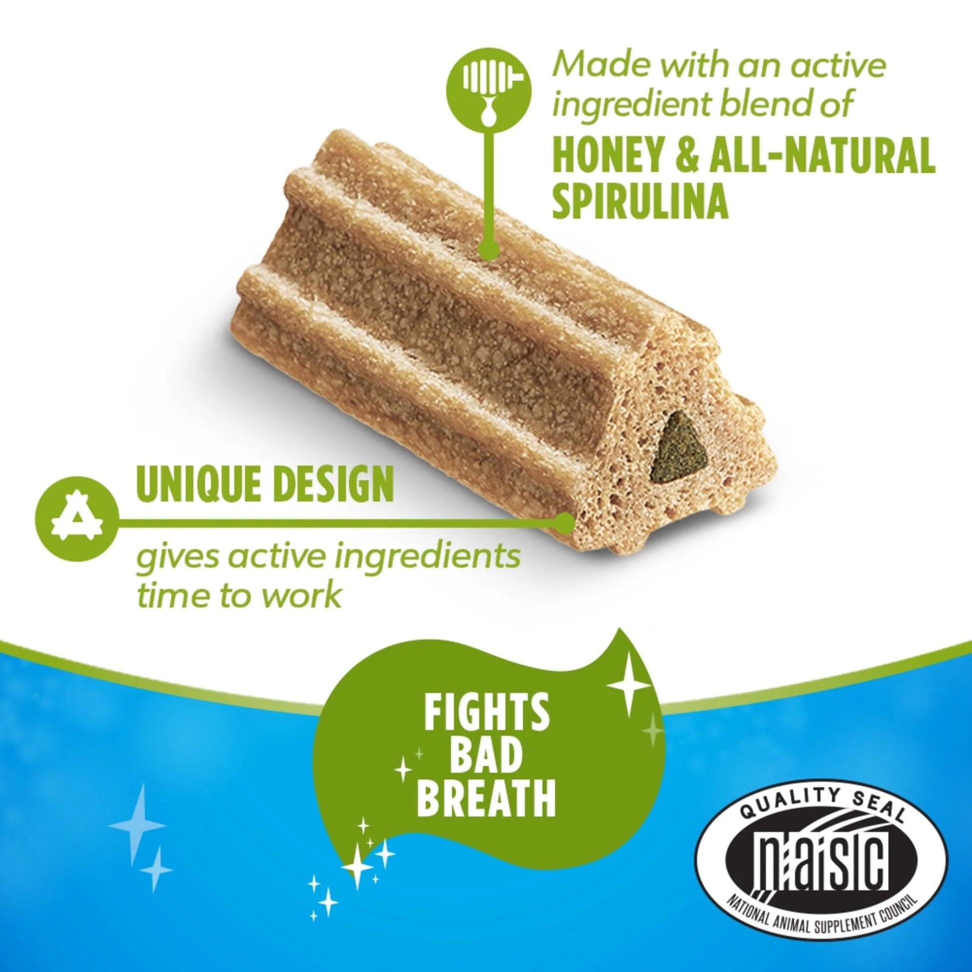 Purina Activfresh Chicken Flavor Large Breed Adult Dog Dental Chews – 24.1 Oz Pouch (21 Ct) - myshop