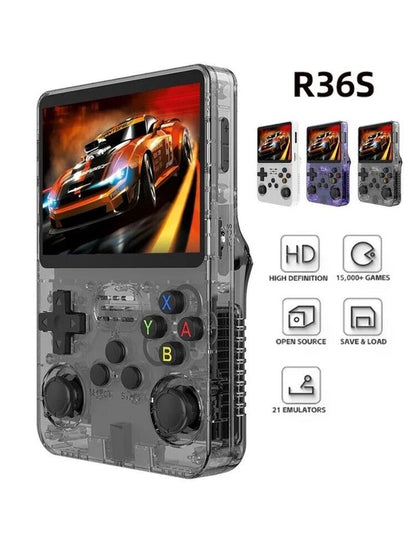 R36S Retro Handheld Video Game Console Linux System 3.5 Inch IPS Screen - myshop