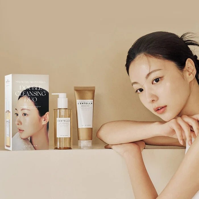 SKIN1004 Centella – Pack de Doble Limpieza Suave con Aceite + Espuma | Piel Sensible y Equilibrada - myshopDoble Limpieza
