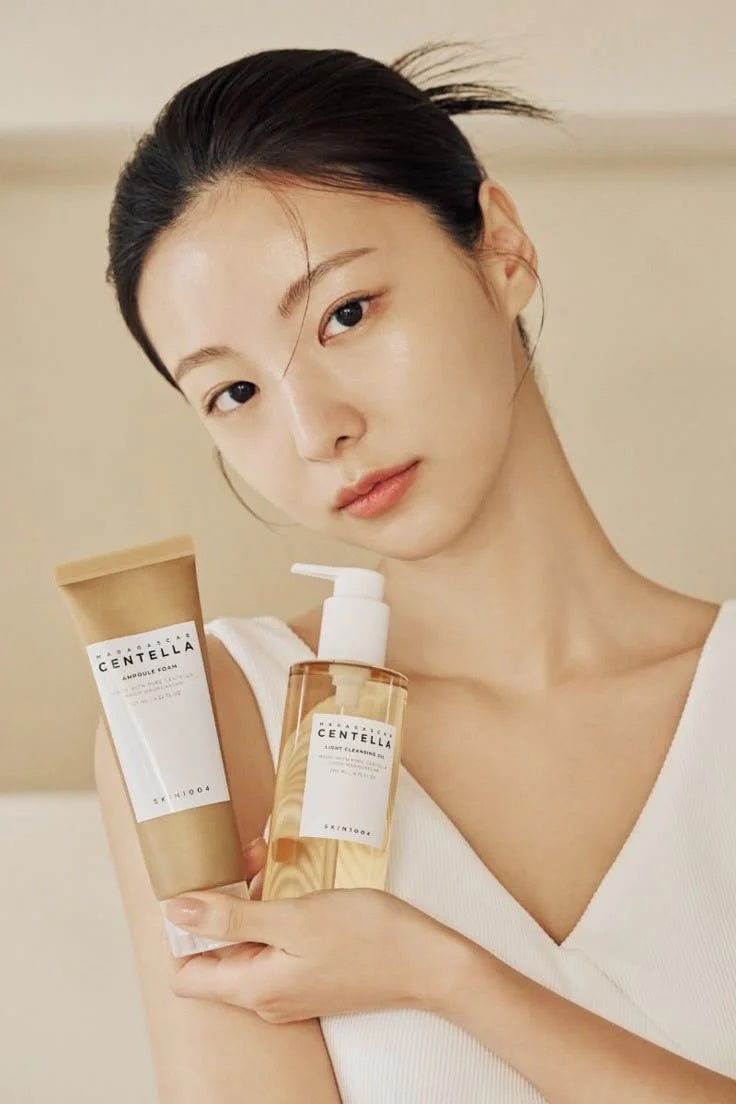 SKIN1004 Centella – Pack de Doble Limpieza Suave con Aceite + Espuma | Piel Sensible y Equilibrada - myshopDoble Limpieza