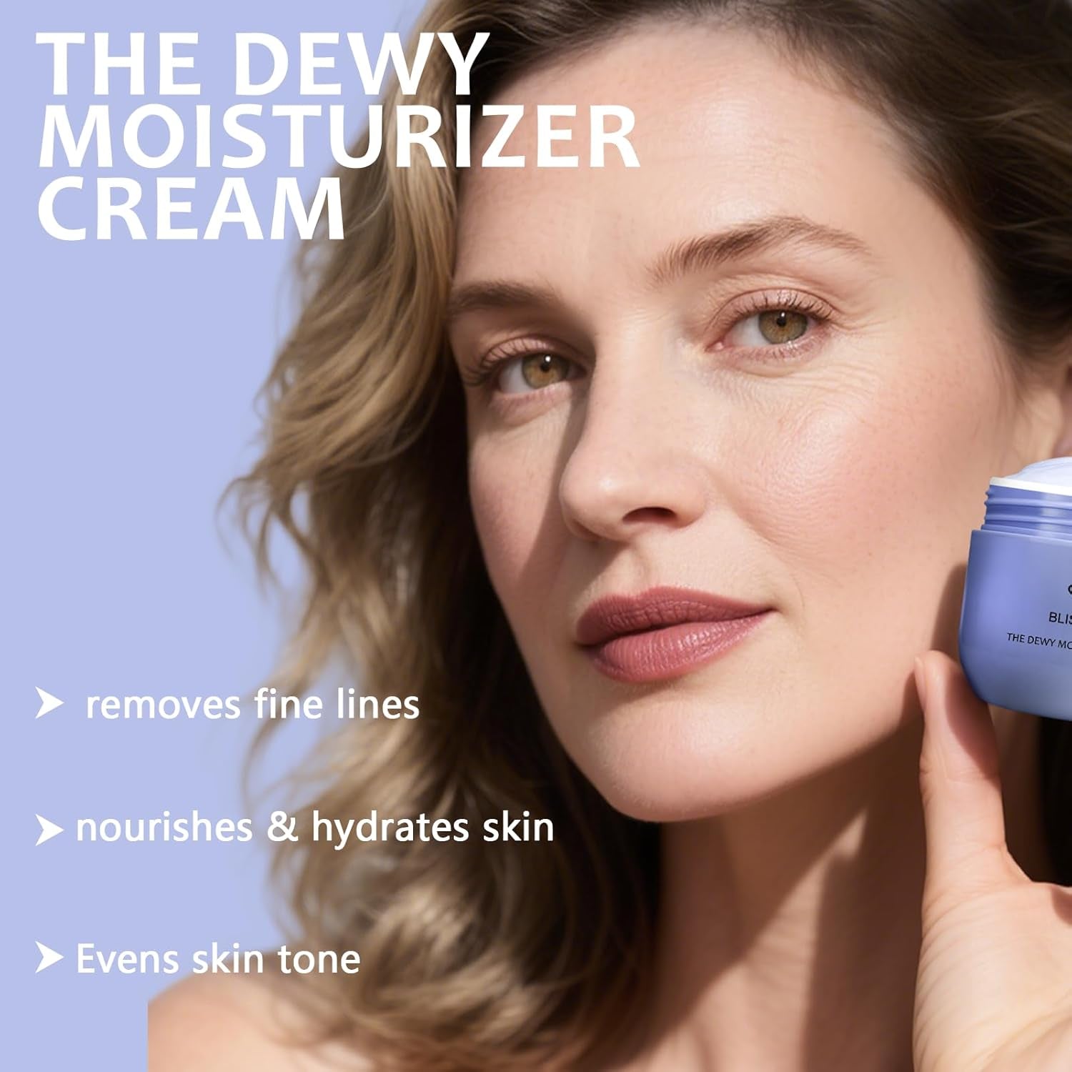 The Dewy Skin Cream Face Moisturizer Skin Care Face Cream Boost Water Gel Lightweight Oil - Free - Improve Skins Hydration 1.7 Fl Oz - myshop