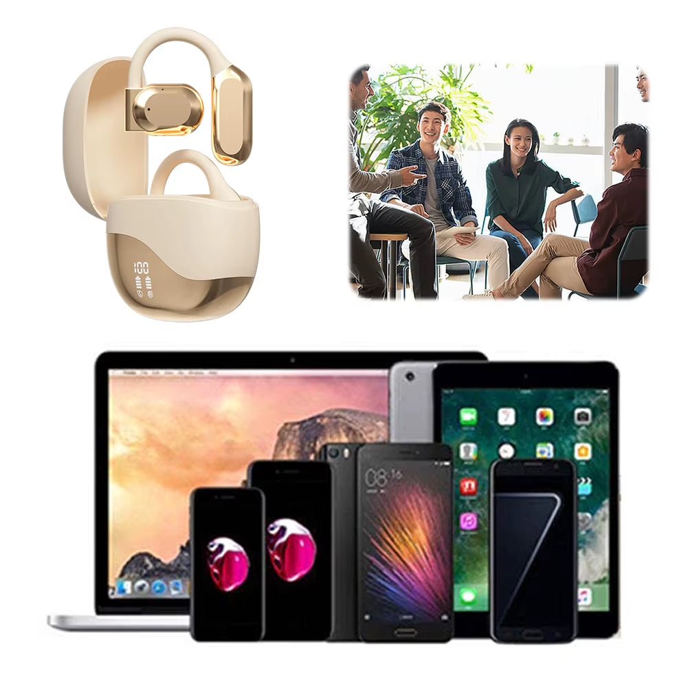 Translation Earbuds AI Intelligent Translation Bluetooth 5.4 Translation Earbuds AI Wireless Headphones for Office Travel - myshop