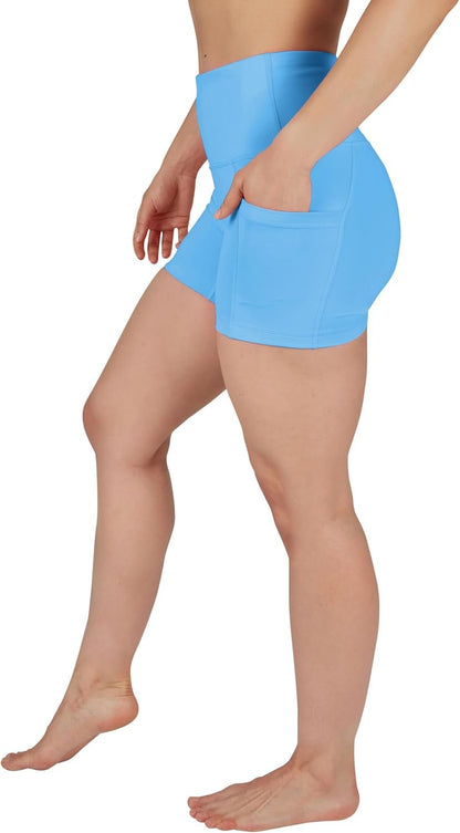Women's High - Waisted Biker Shorts for Workouts and Running - Available in 3.5", 5", 7", and 9" Lengths - myshop