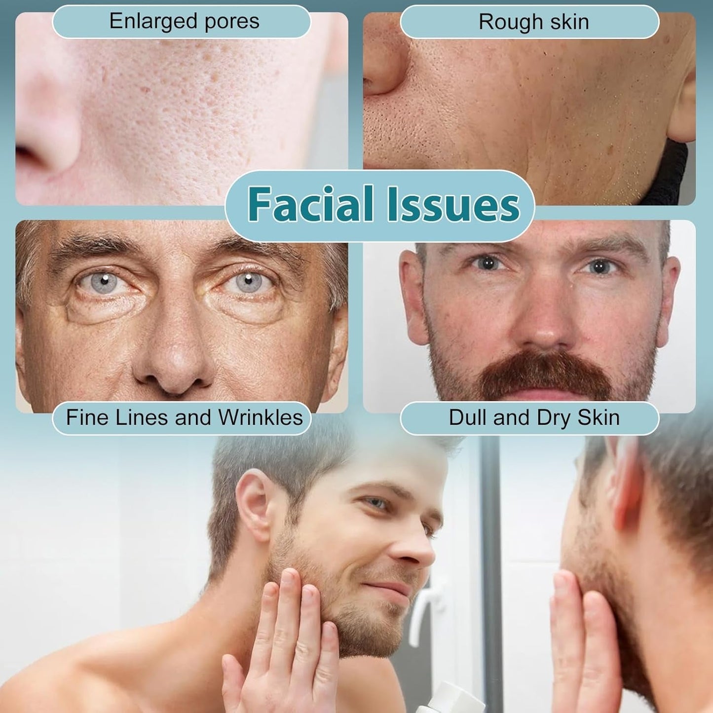 Wrinkle Defense Tallow Balm,Skin Care for Men,Natural Tallow Moisturizer Face,Beef Tallow Balm Face Moisturizer,Diminish Fine Lines,Wrinkles | Mens Skincare Kit(Cream & Face Wash & Night Serum) - myshop